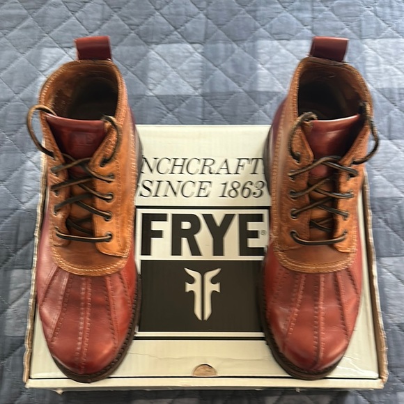 Frye Men's Brown Leather Shoes - Picture 3 of 7